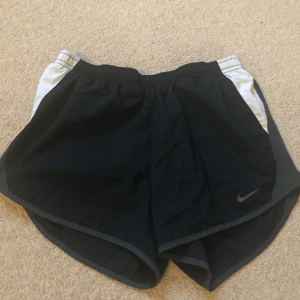 Nike Black & Gray Running Shorts